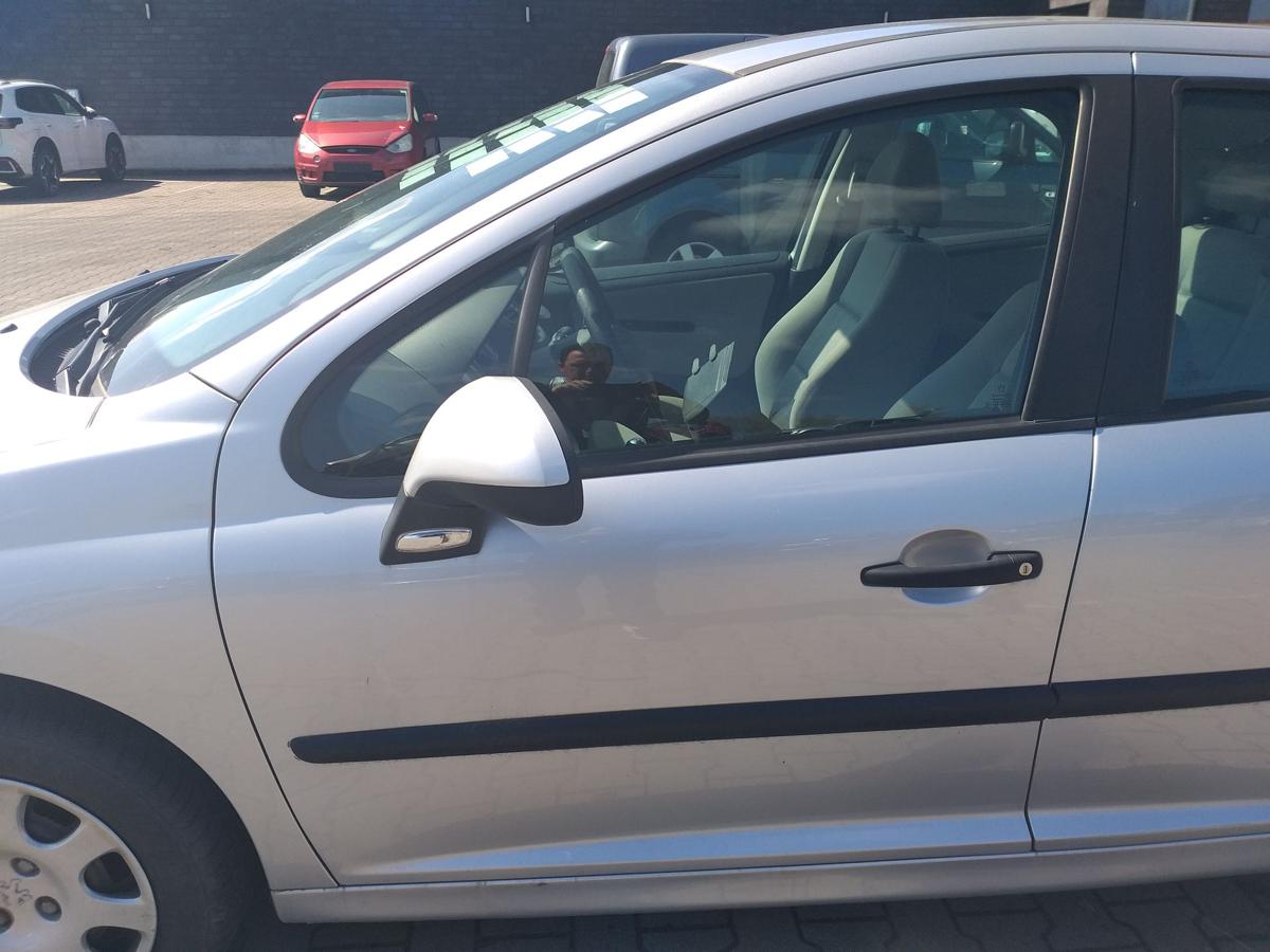 Peugeot 207 original T&uuml;r vorn links EZR Aluminium Grau 5-T&uuml;rer Rohbau Bj.2007